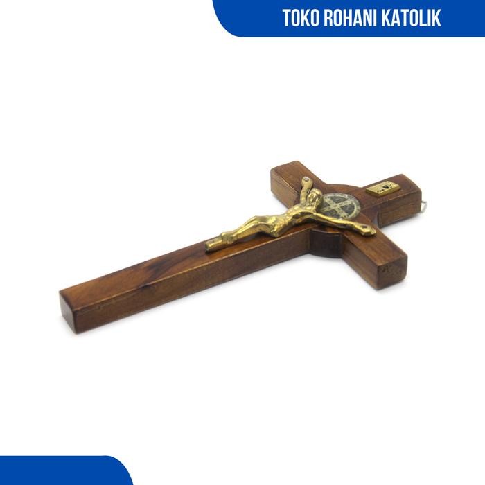 Promo Terbatas Salib Gantung Benediktus / Salib Dinding Benedict / Salib Gantung Katolik / Hiasan