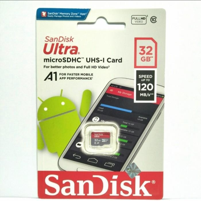 (Expert) Memori Hp Memory card Micro SD CARD MMC 32 GB 32GB sandisk Class 10