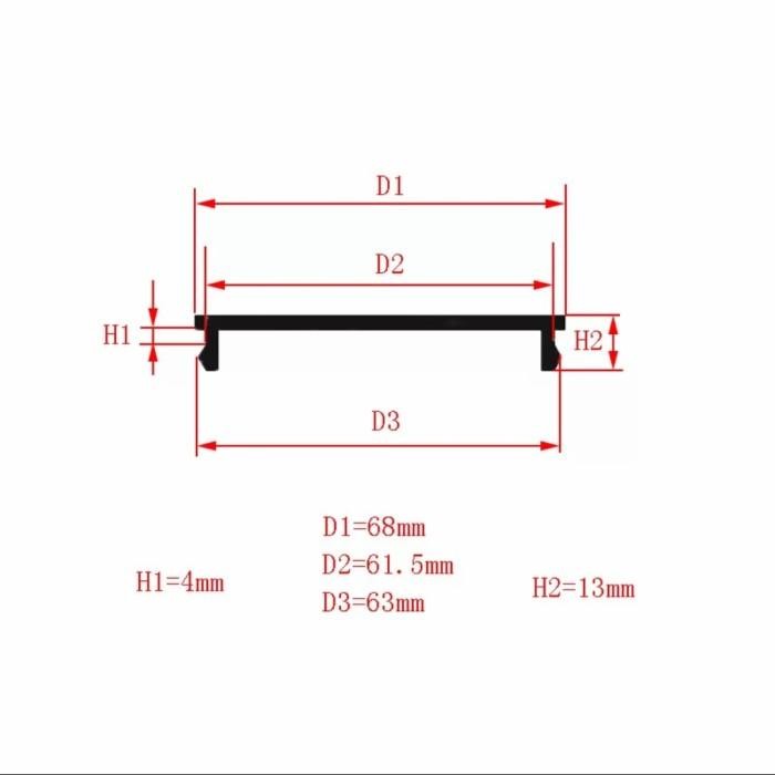 [Expert] Dop Velg BMW BBS 68mm High Quality
