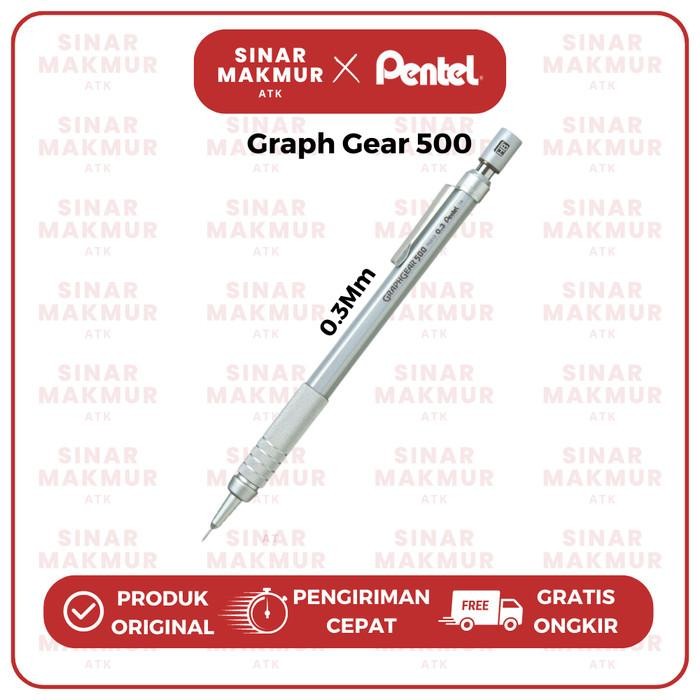 

Terlaris Pensil Mekanik/Mechanical Pencil Graphgear 500 Pentel (Pcs) Ongkir Termurah
