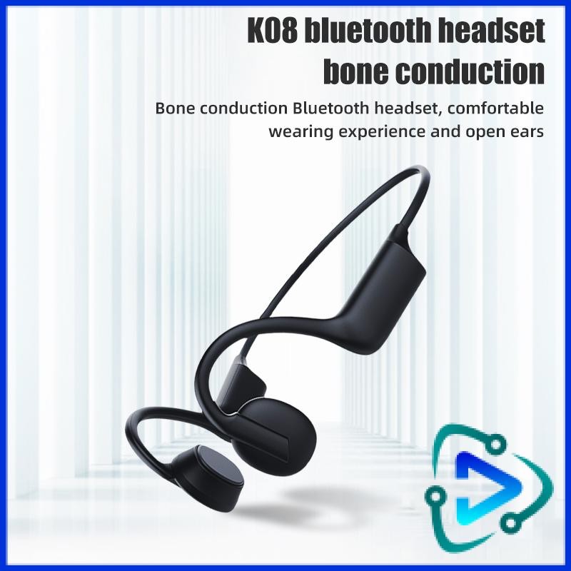 ADZUKI BEAN Earphone Bone Conduction Open Ear Wireless Bluetooth IPX5 - K08