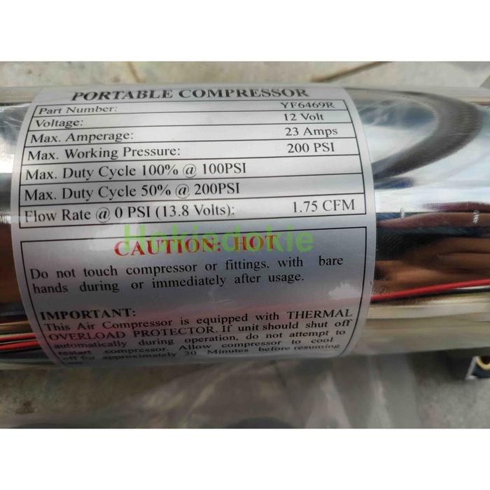 Motor Compressor Air Suspension Telolet 450CC Max 200 PSI 12v 24v