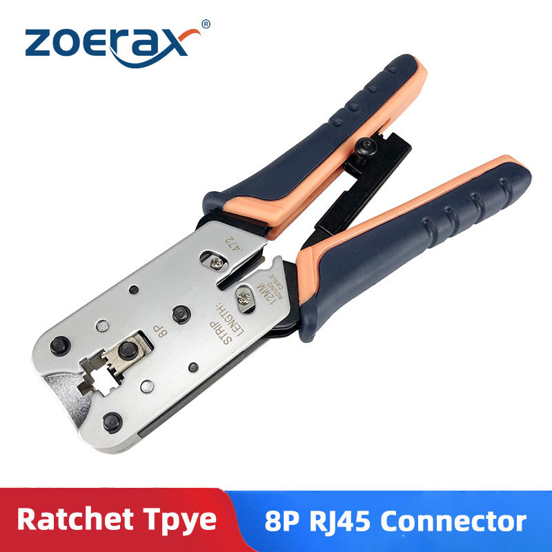 ZoeRax Network Crimping Tool Modular Crimper Networking Wire Tool Kit