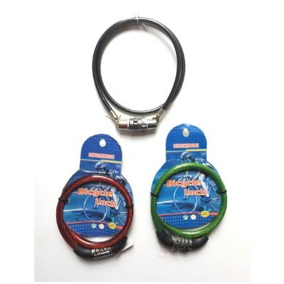 KUNCI HELM ANTI MALING / KUNCI GEMBOK HELM TALI PAKAI KODE 4 ANGKA