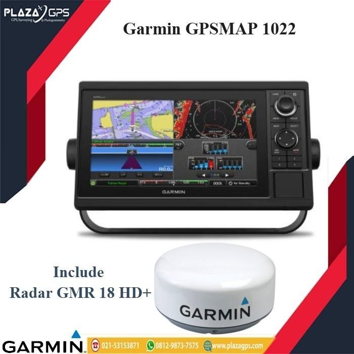 TERBARU Garmin GPSMAP 1022 + Radar GMR 18 HD+