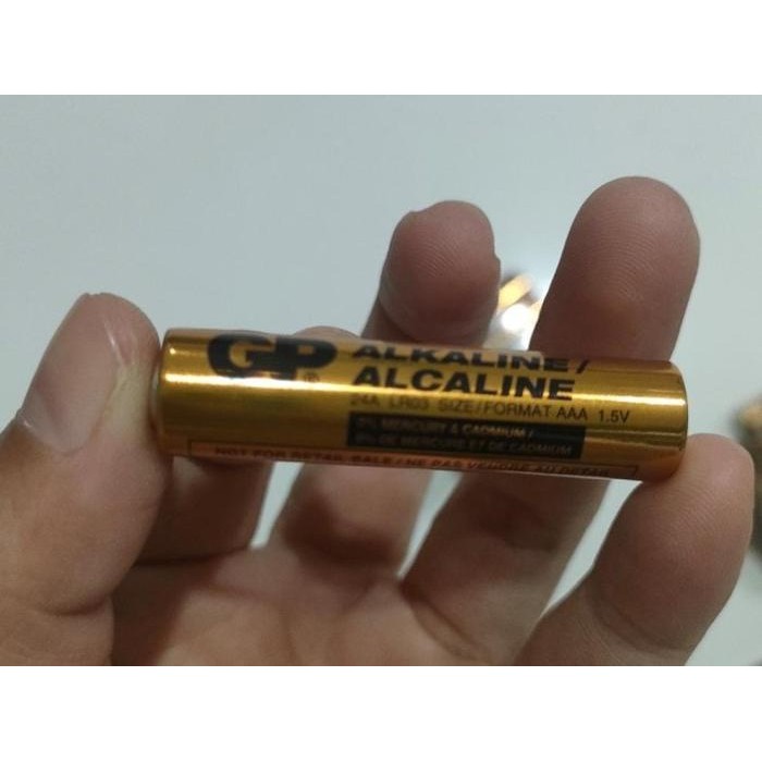 BATTERY GP ALKALINE AAA NOT BATERAI BATRE ABC ENERGIZER RECHARGEABLE