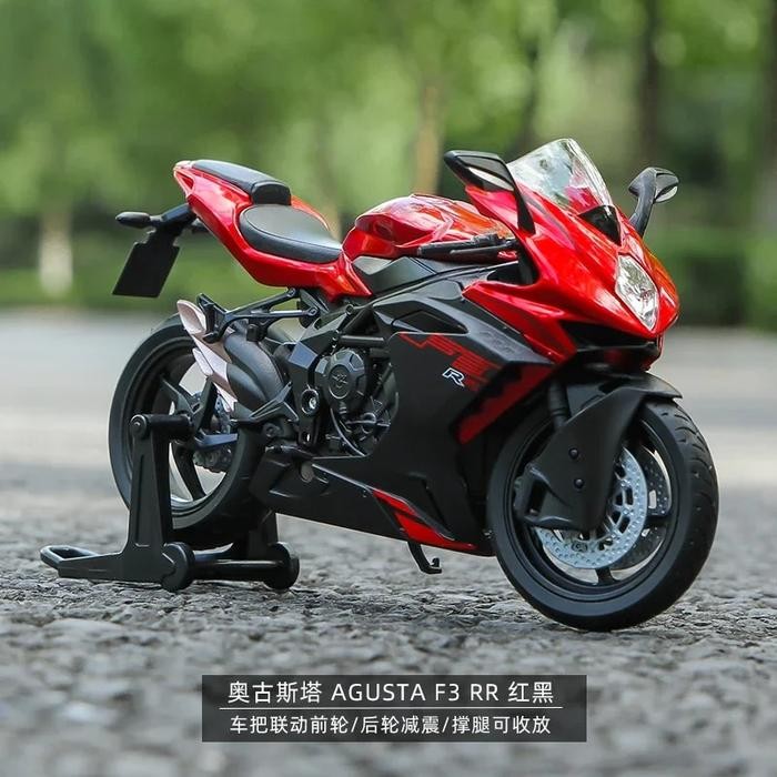 WELLY 1:12 2022 MV Agusta F3 RR High Simulation Alloy Model Adult