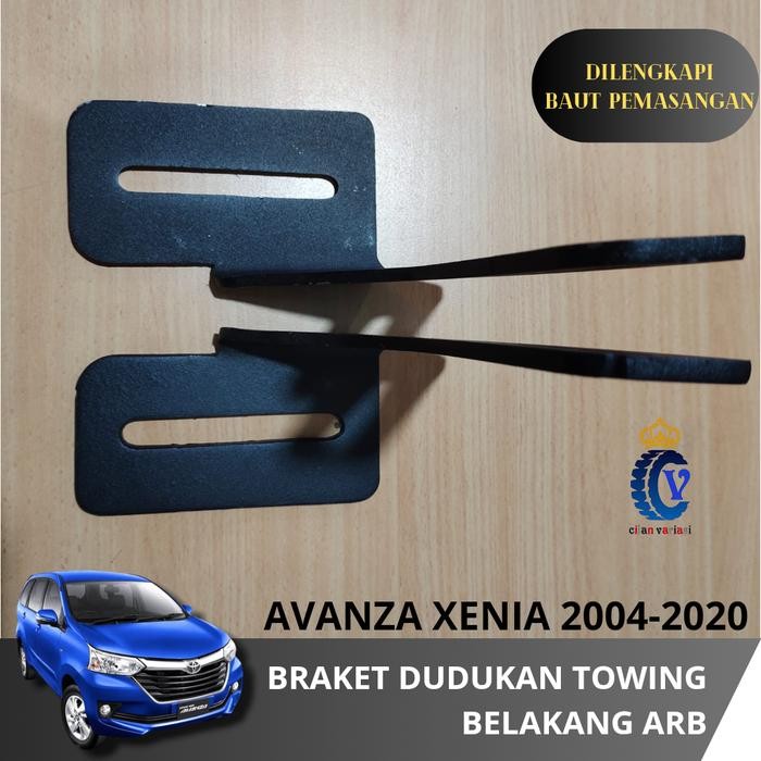 Paling Berkualitas Braket Towing Belakang Avanza Xenia 2005-2020 Dudukan Tanduk Belakang