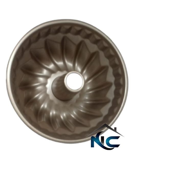 Loyang Kue Bolu Loyang Cake Marbel Tulban Anti Lengket 18Cm Tebal #Gratisongkir