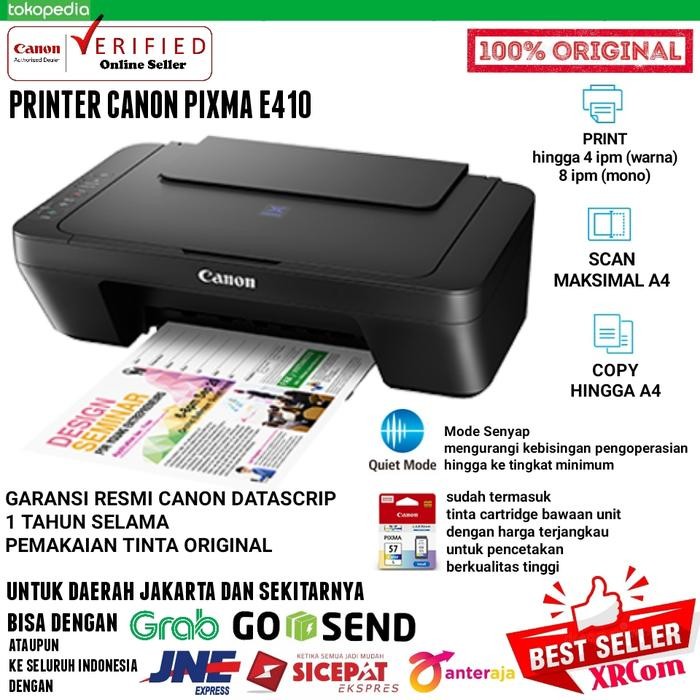 Printer Canon Pixma E410 / E 410 ink efficient