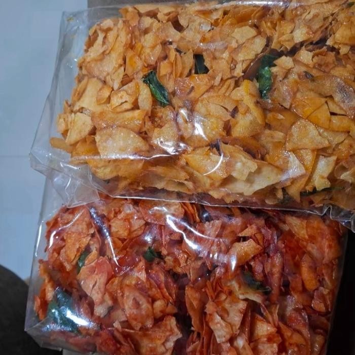 

Keripik Singkong Bumbu Melted Rujak Balado Pedas Manis Kripik Cemilan