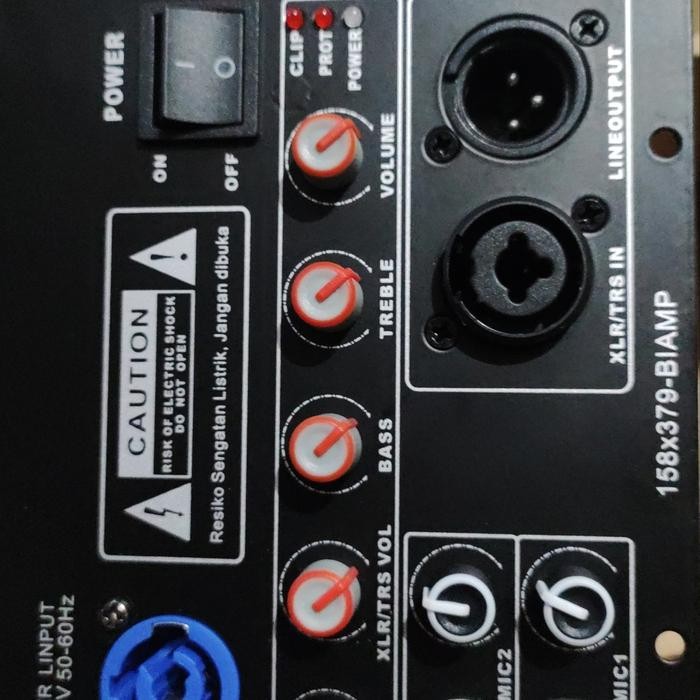 Kit Speaker Aktif Model Huper M1638Ba Joss 3 Way Atau 2 Way 15 Ini Panel 16 X 38 12 Ini