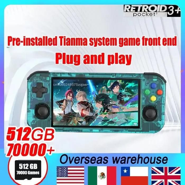 Retroid Pocket 3 Plus Handheld Retro Game Retroid Pocket 3+ Android