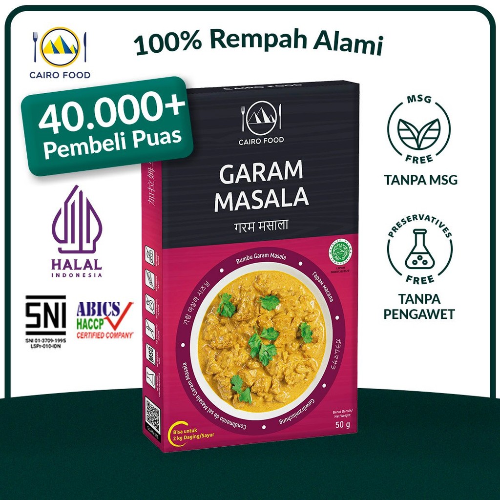 

Bumbu Garam Masala Spice Mix Sehat - Cairo Food