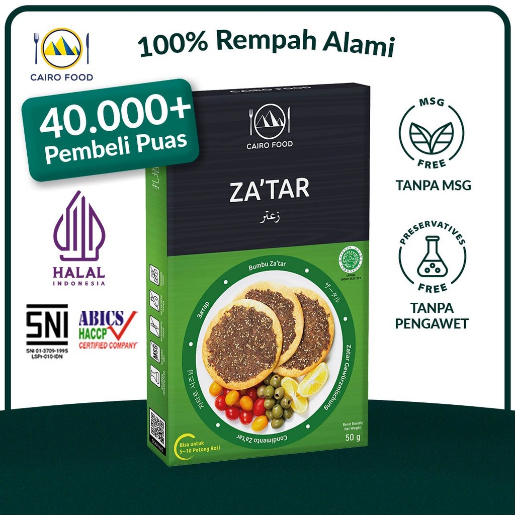 

Bumbu Zatar Spice Mix Sehat - Cairo Food