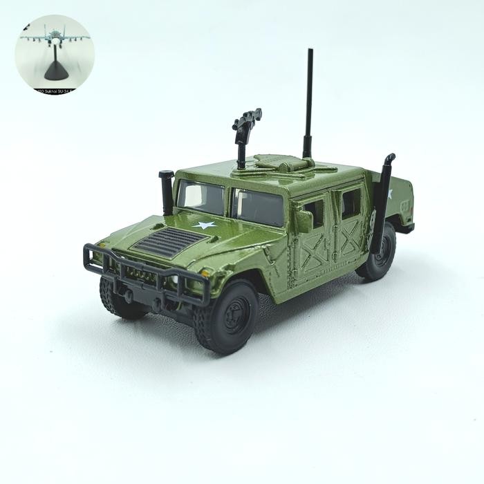 Diskon Skala 1:64 Metal Diecast Us Army Humvee Kaidiwei Ready