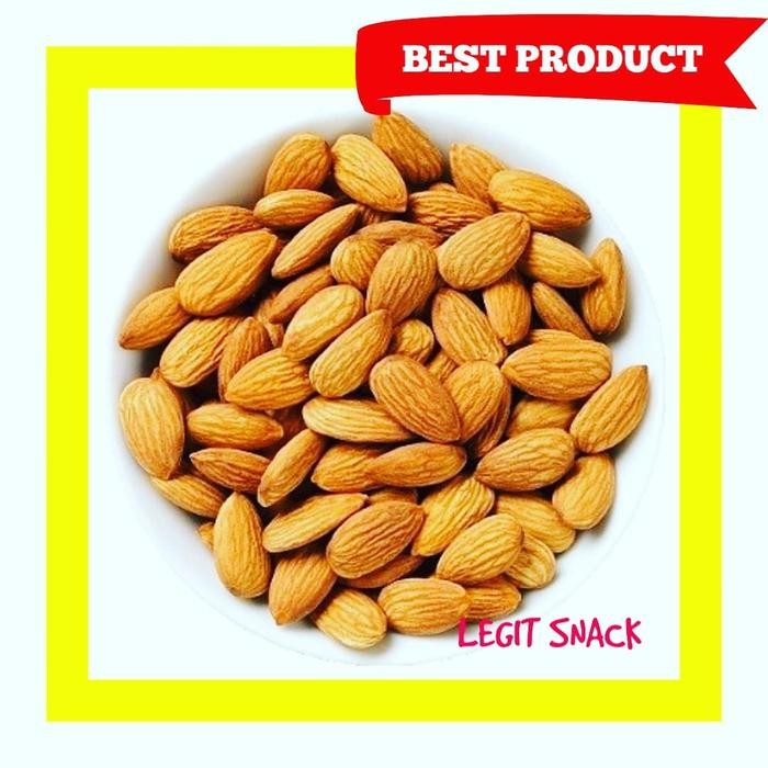 

ALMOND ROASTED TANPA KULIT / KACANG ALMON KUPAS 500GR