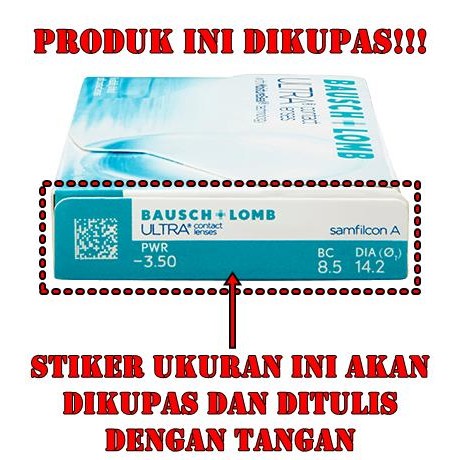 Bausch And Lomb Ultra Softlen Bening Bulanan Silicone Hydrogel Monthly