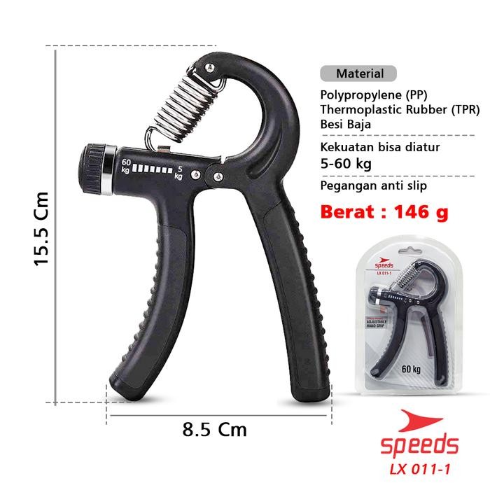 Speeds Handgrip Alat Bantu Latihan Tangan Portabel Adjustable Fitness Otot Lengan Portable Outdoor