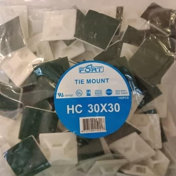 

HOT SALE! Cable Tie Mount 30x30 mm Hijau / Tie Mount HC-30 / Pengikat Kabel