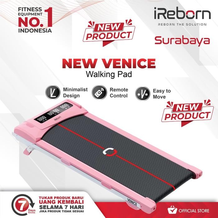 Alat Fitness Treadmill Elektrik Ireborn Venice M8