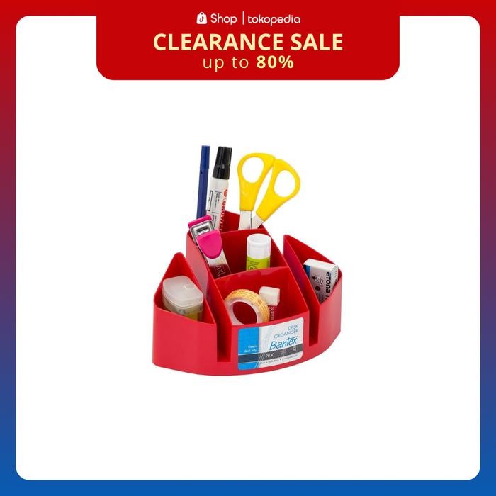 

Bantex Desk Organizer / Tempat Pensil & Alat Tulis dengan 7 Slot Penyimpanan Praktis untuk Kantor