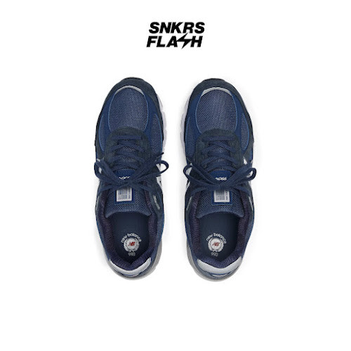 NEW BALANCE 990 V4 Made In Usa Navy Sepatu Sneakers Unisex - U990NV4 - Size 43