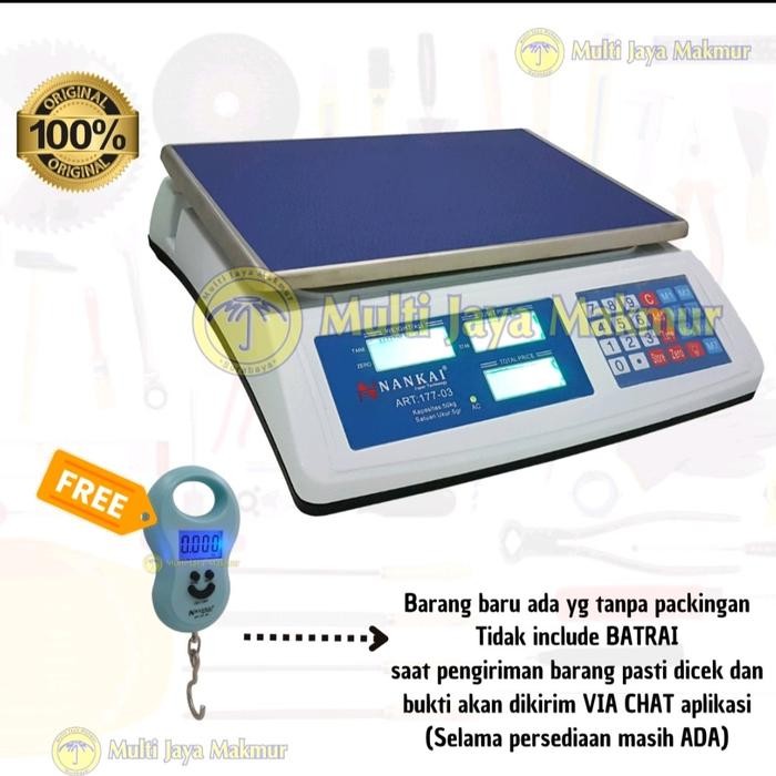 Timbangan 50 Kg Duduk Original Murah