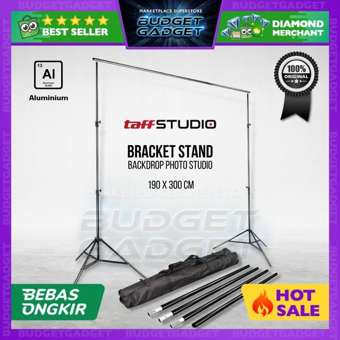 Produk Viral Taffstudio Stand Backdrop Tiang Stand Background Live Foto Studio Cod