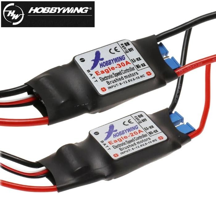 Hobbywing Eagle 20A/30A 2-3S 1A/5V BEC Brushed ESC Speed Controller