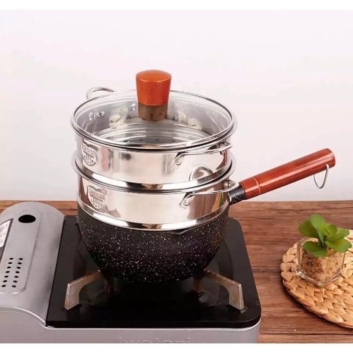 PREMIUM Kukusan Untuk Panci / Steamer Stainless Steel 304 Tebal