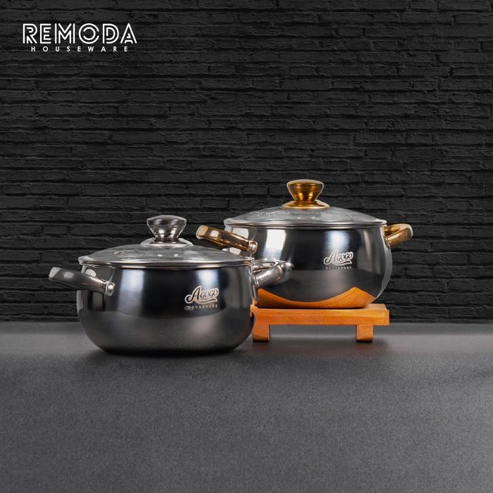 PREMIUM AGOGO Panci Sup Stainless steel Merk AGOGO