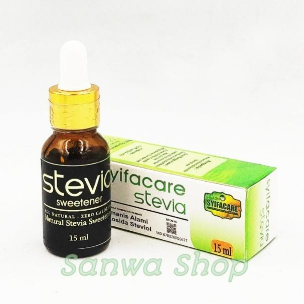 

New Stefia Gula Cair Non Kalori Sugar Stevia pemanis Alami Original