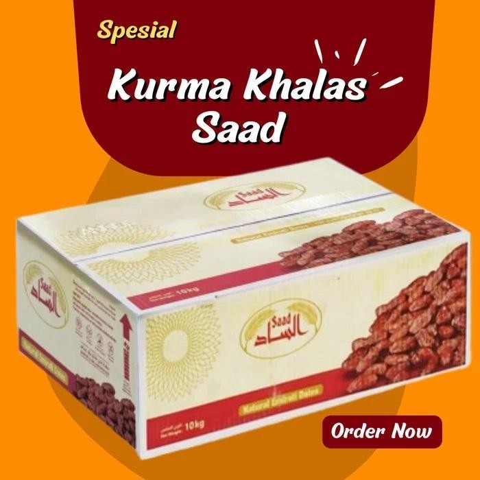 

New Kurma Khalas Saad 1kg Natural Emirati Dates Al Saad