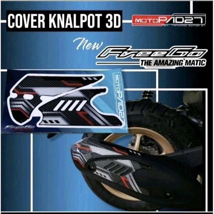Stiker Freego 2023 Stiker Knalpot motor yamaha Freego 2023 terlaris