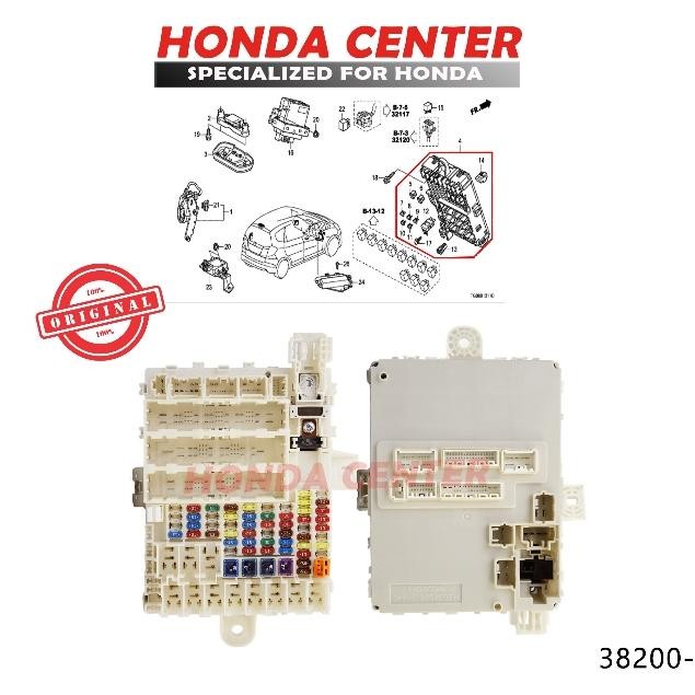 Fuse Box Bok Sekring Skring Multiflex Mobil Honda Jazz Ge8 2008 2009 2010 2011