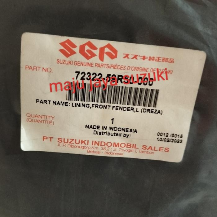 Liner Fender Ertiga Dreza Asli