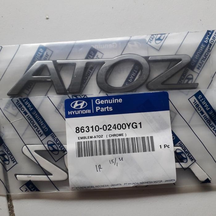 Emblem Hyundai Atoz Logo Hyundai Atoz Timbul Emblem Atoz Asli Hyundai