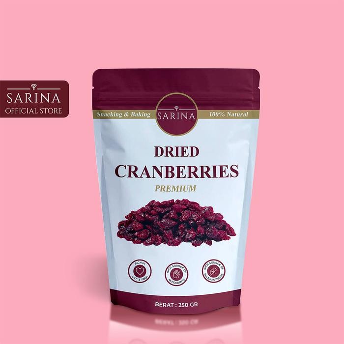 

PREMIUM Dried Cranberry Natural 100% Cranberry Kering Premium