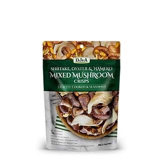 

PREMIUM DJ&A Mixed Mushroom Crips - Cemilan aneka jamur kering- Australia - 30Gr