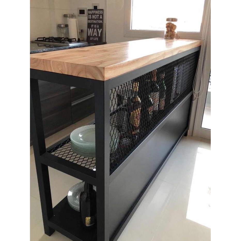 PREMIUM Meja industrial meja dapur meja vintage meja cafe meja bar 120x50x90