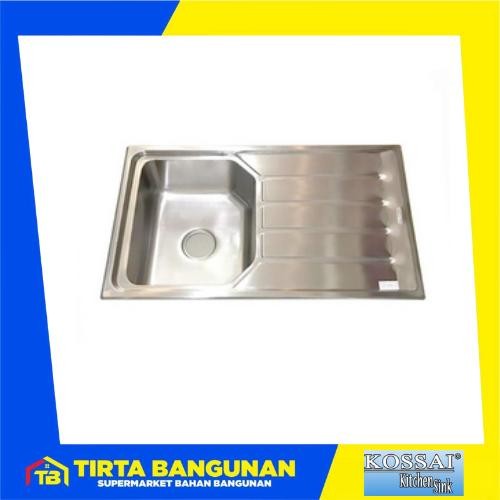 PREMIUM KOSSAI KITCHEN SINK K-8650C 86 X 50 X 20 CM / BAK CUCI PIRING K 8650 C