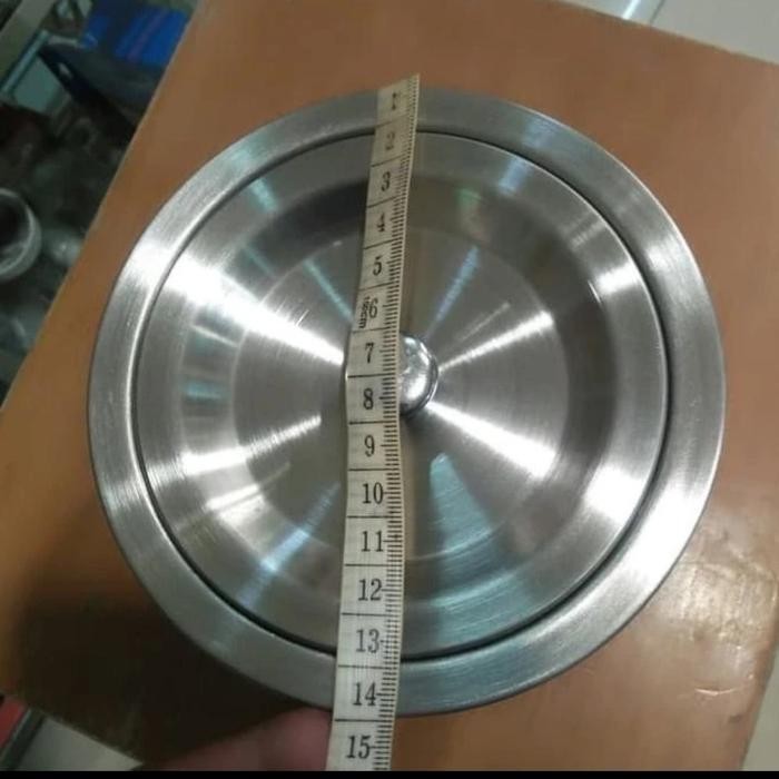 PREMIUM AFUR BAK CUCI PIRING JUMBO /LUBANG PEMBUANGAN SINK 14 CM STAINLES