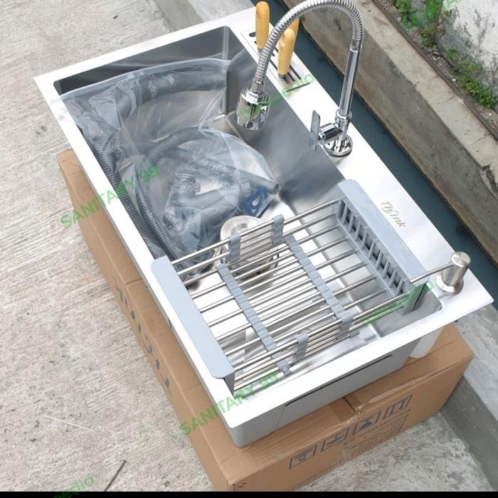 PREMIUM bak cuci piring 7545 steinles/wastafel cuci piring minimalis