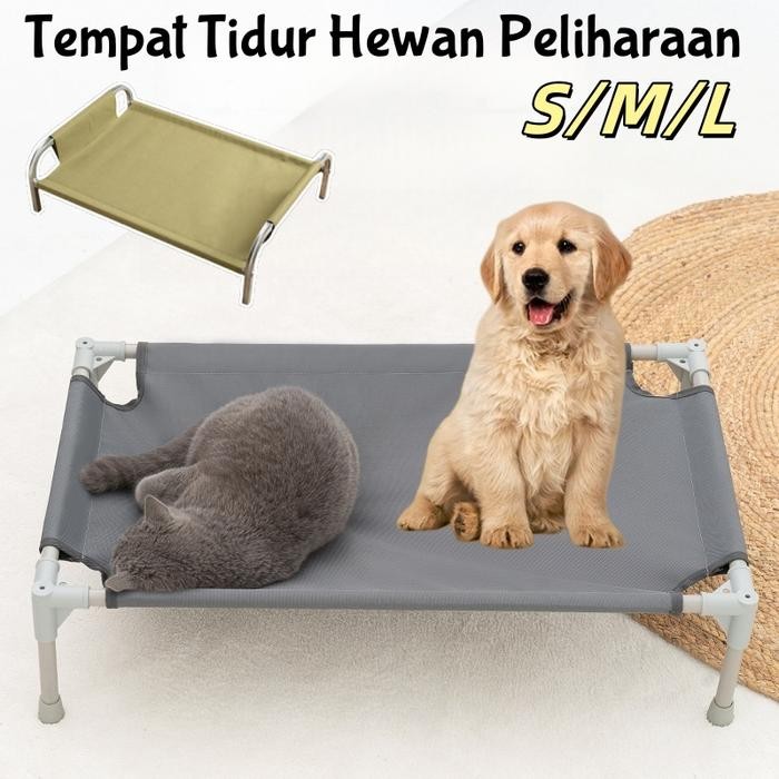PREMIUM Tidur Anjing Besar Tempat Tidur Hewan Peliharaan Tempat Tidur Anjing Besar Tempat Tidur Mesh