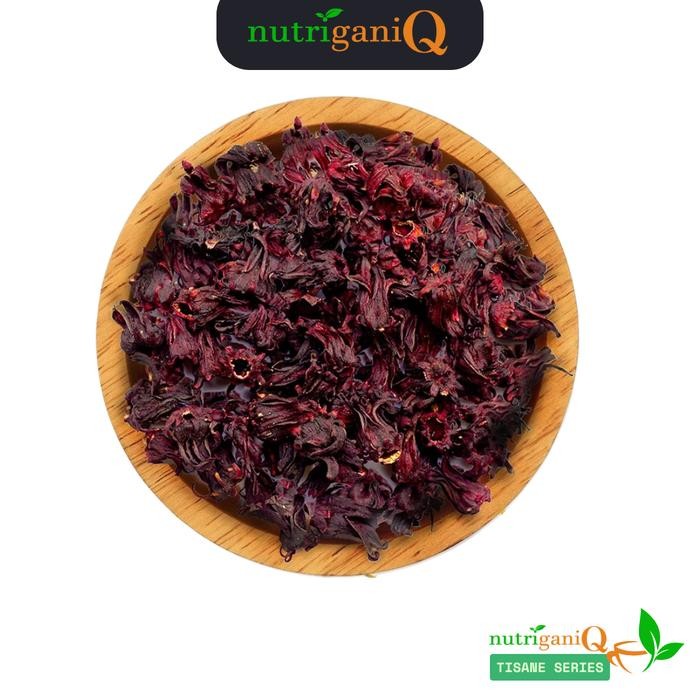 

PREMIUM NutriganiQ Teh Bunga Rosella Ungu Kering / Roselle Tisane