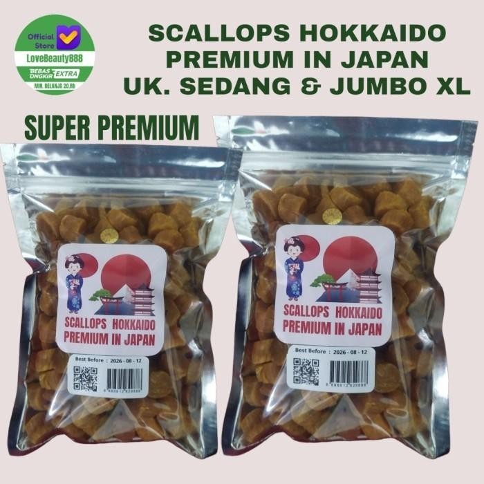

PREMIUM scallop kering jepang hokkaido premium jumbo scallops