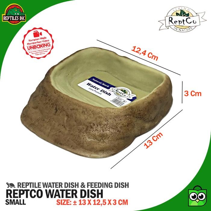 PREMIUM ReptCo Water Dish S / Wadah Tempat Air Minum Reptil Hewan Kurakura