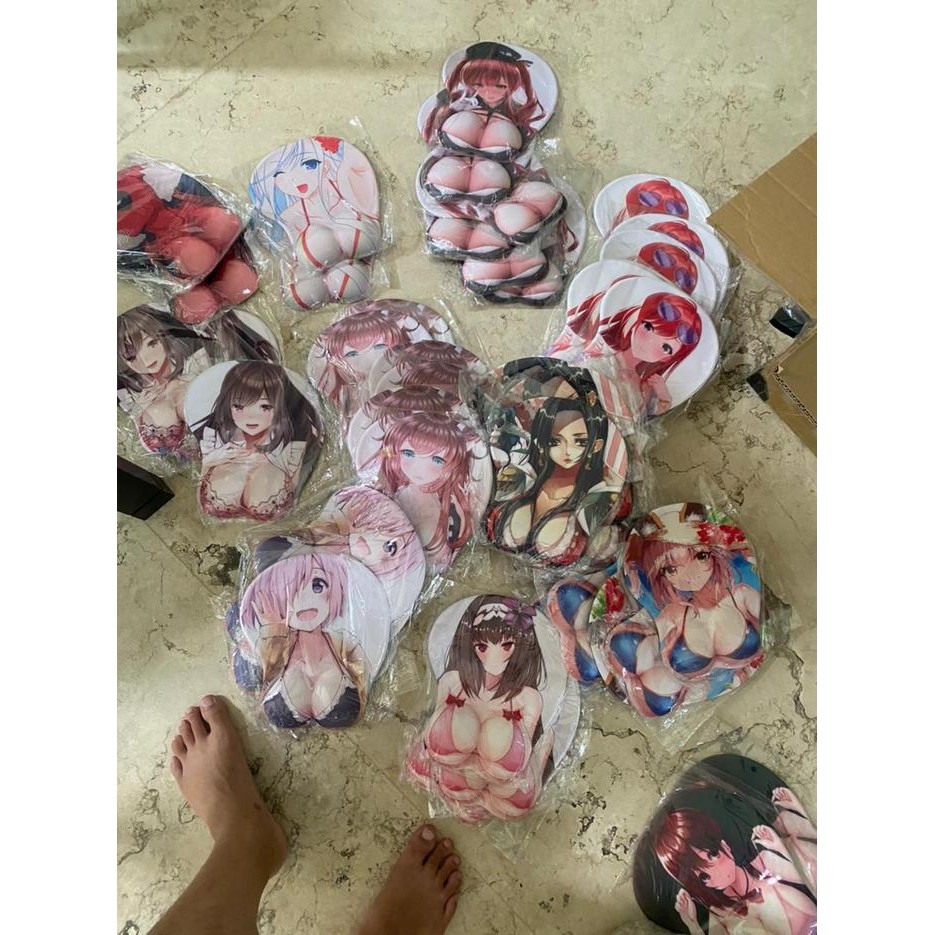 Mouse pad Oppai Anime Mousepad Import PC Gaming 130