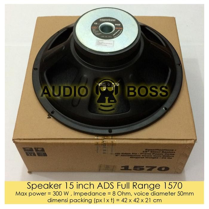 Speaker 15 In Ads Full Range 1570 / 15" Ads Full Range 1570